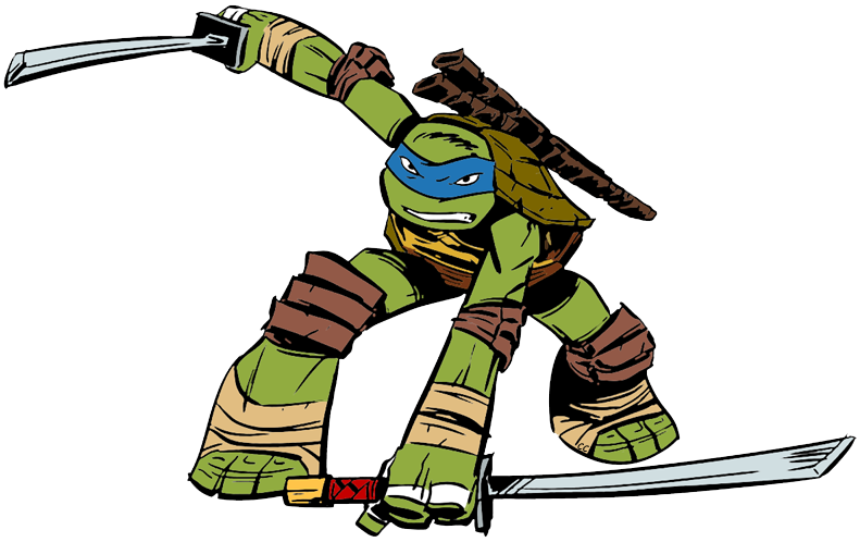 teenage mutant ninja turtle leonardo clipart collection #24289