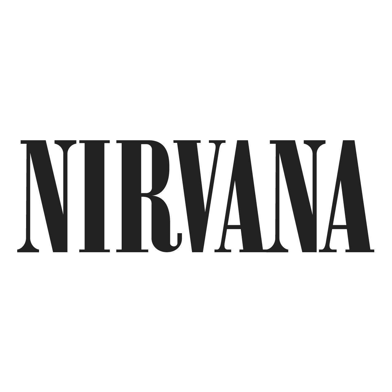 nirvana logo text #33
