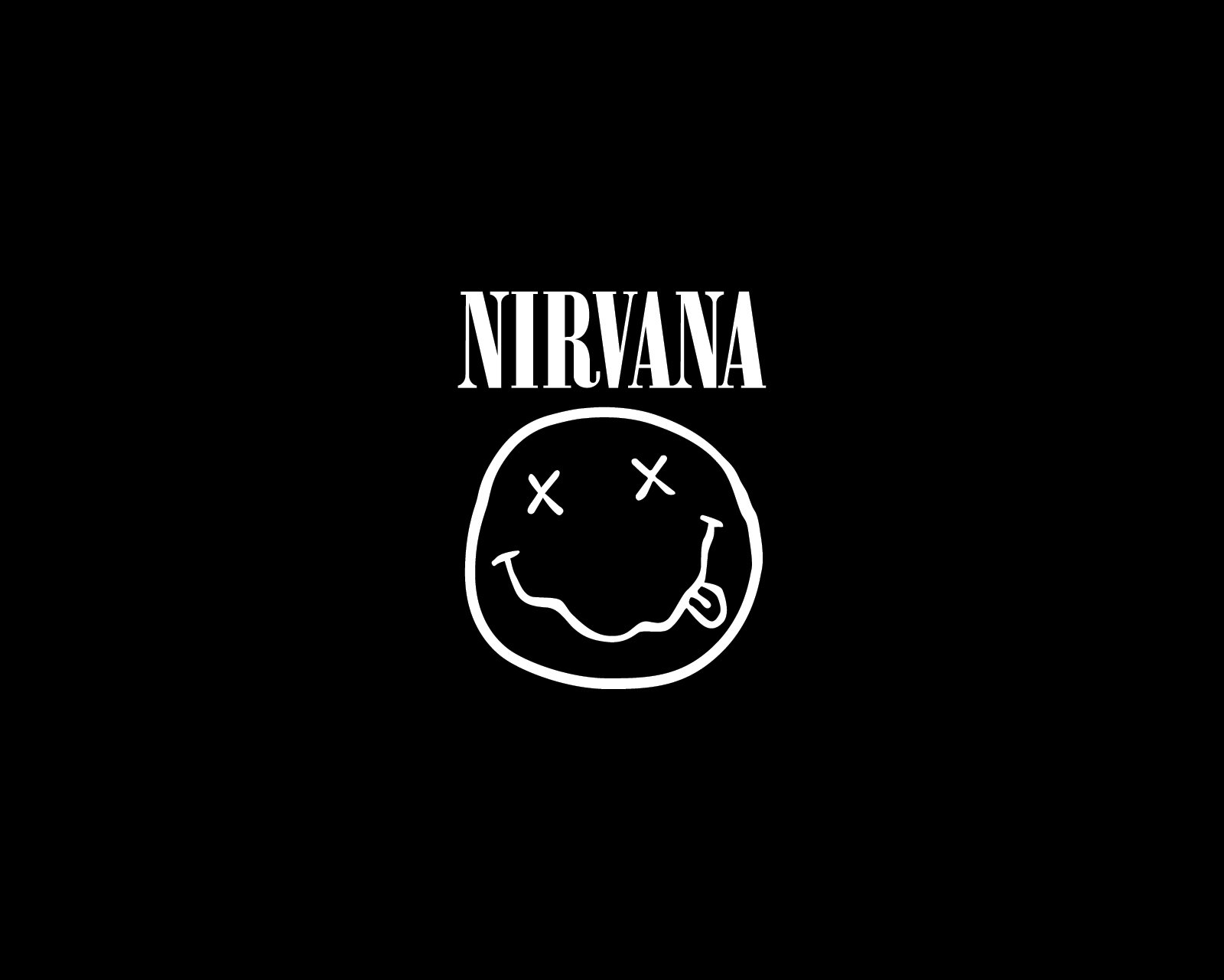 nirvana black png logo #2899