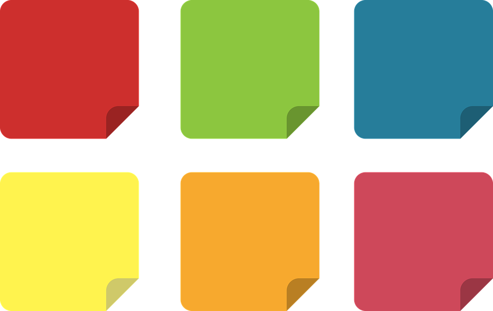 note, set icons sticky notes icon image pixabay #16819