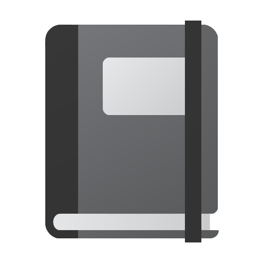 notebook gray design icon #20709