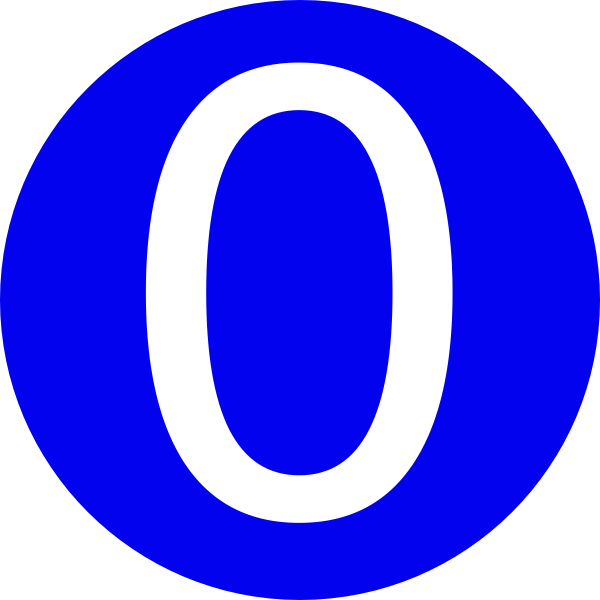 Number 0 Zero