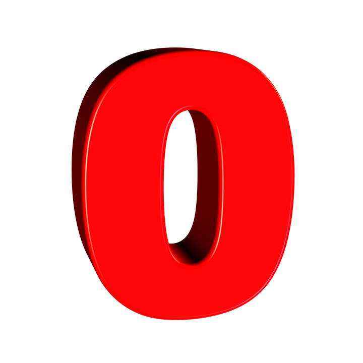 Number 0 Transparent PNG Images, Zero Free Download, 0 PNG