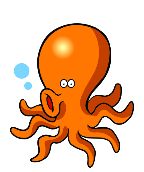 octopus clip art clipart best #35899