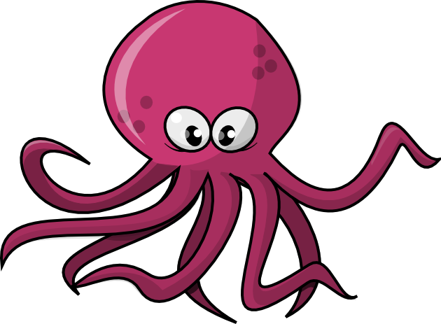 Free Octopus Clipart PNG Images Download