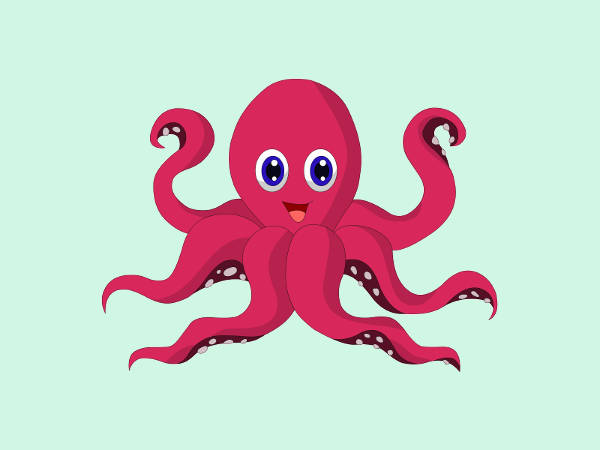 octopus cliparts vector eps jpg png format #35881