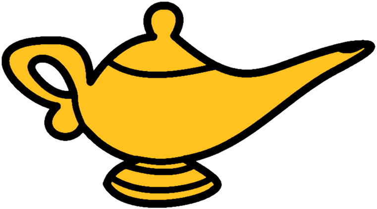 oil lamp clipart aladdin lamp cartoon genie lamp png #39599