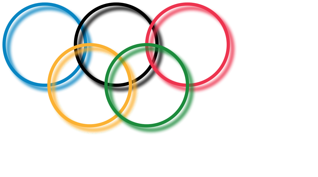 colored olympic rings transparent png #26250