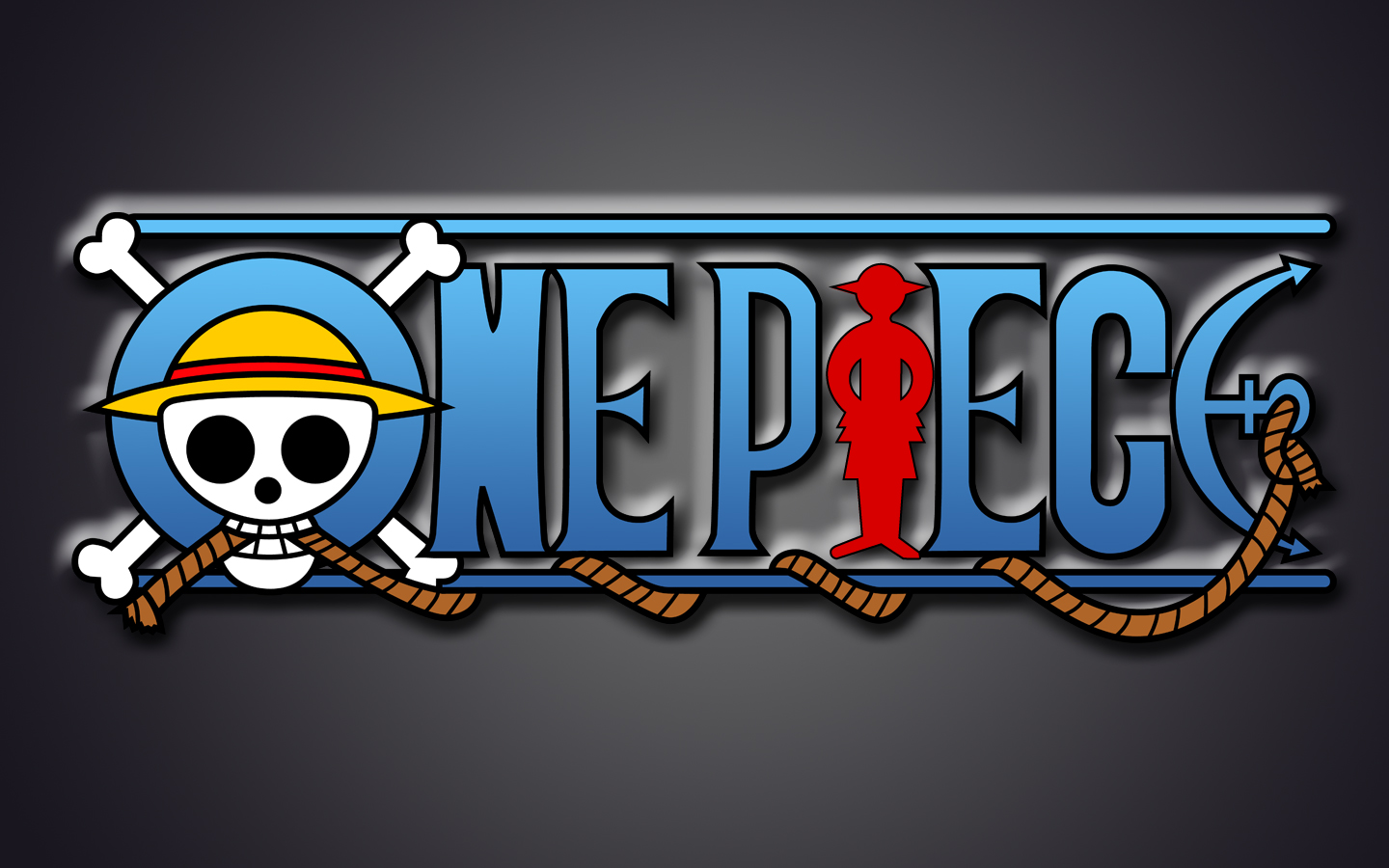 One Piece Logo Wallpaper, Anime, Skull, Black Background, Copy Space,  Studio Shot - Wallpaperforu