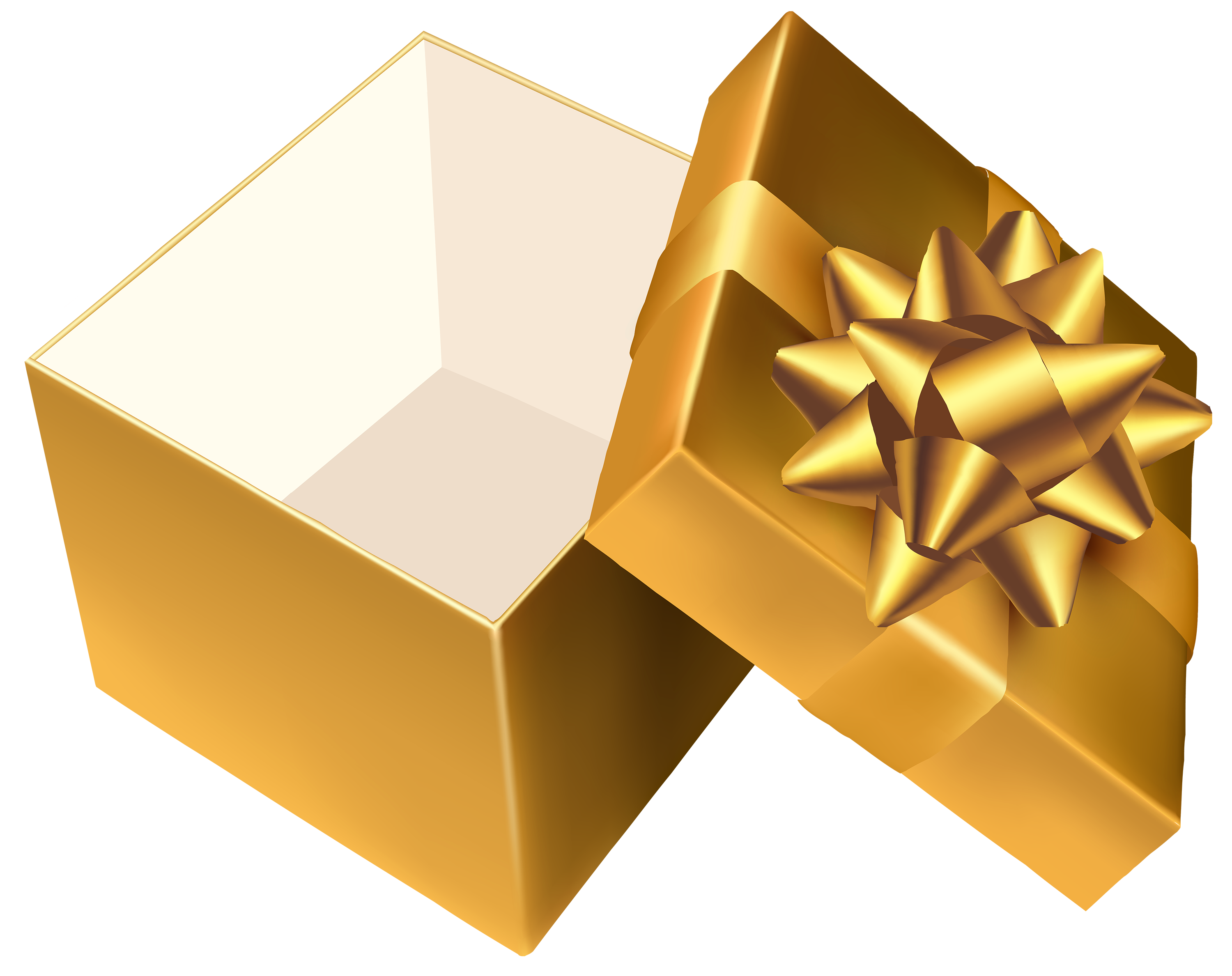 gold open gift png clipart best web clipart #31491