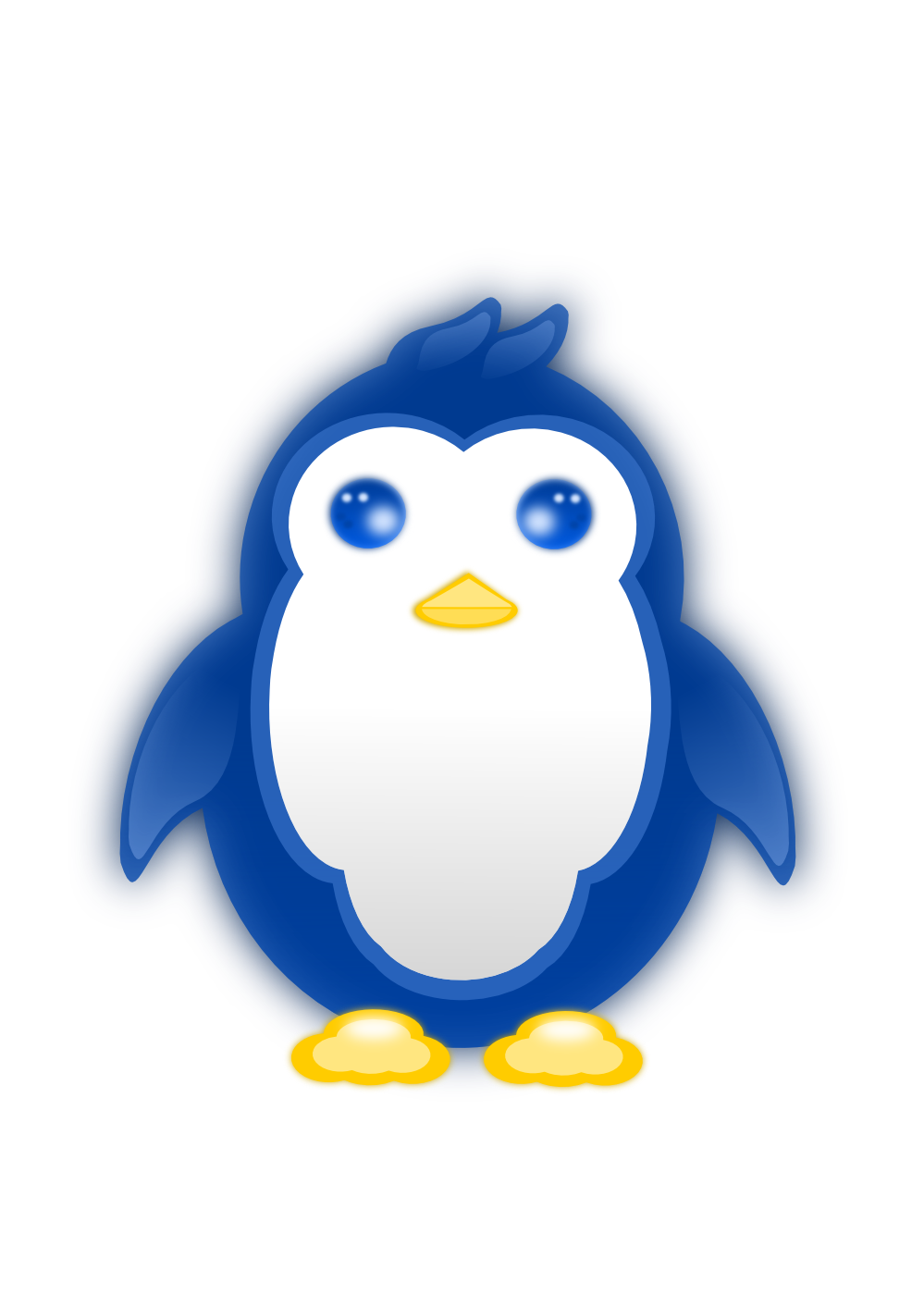 openclipart, clipartist clip art jobox penguin linux scallywag #31471