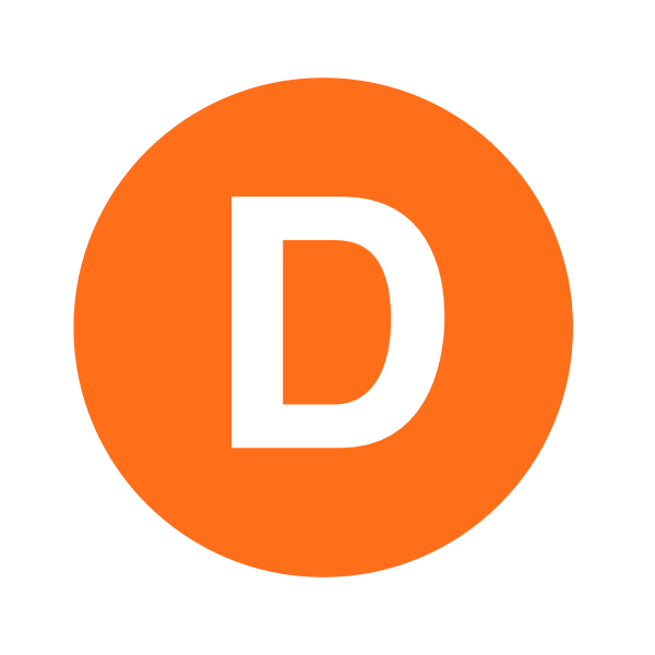 Orange Letter D Dr Odd logo png #1377