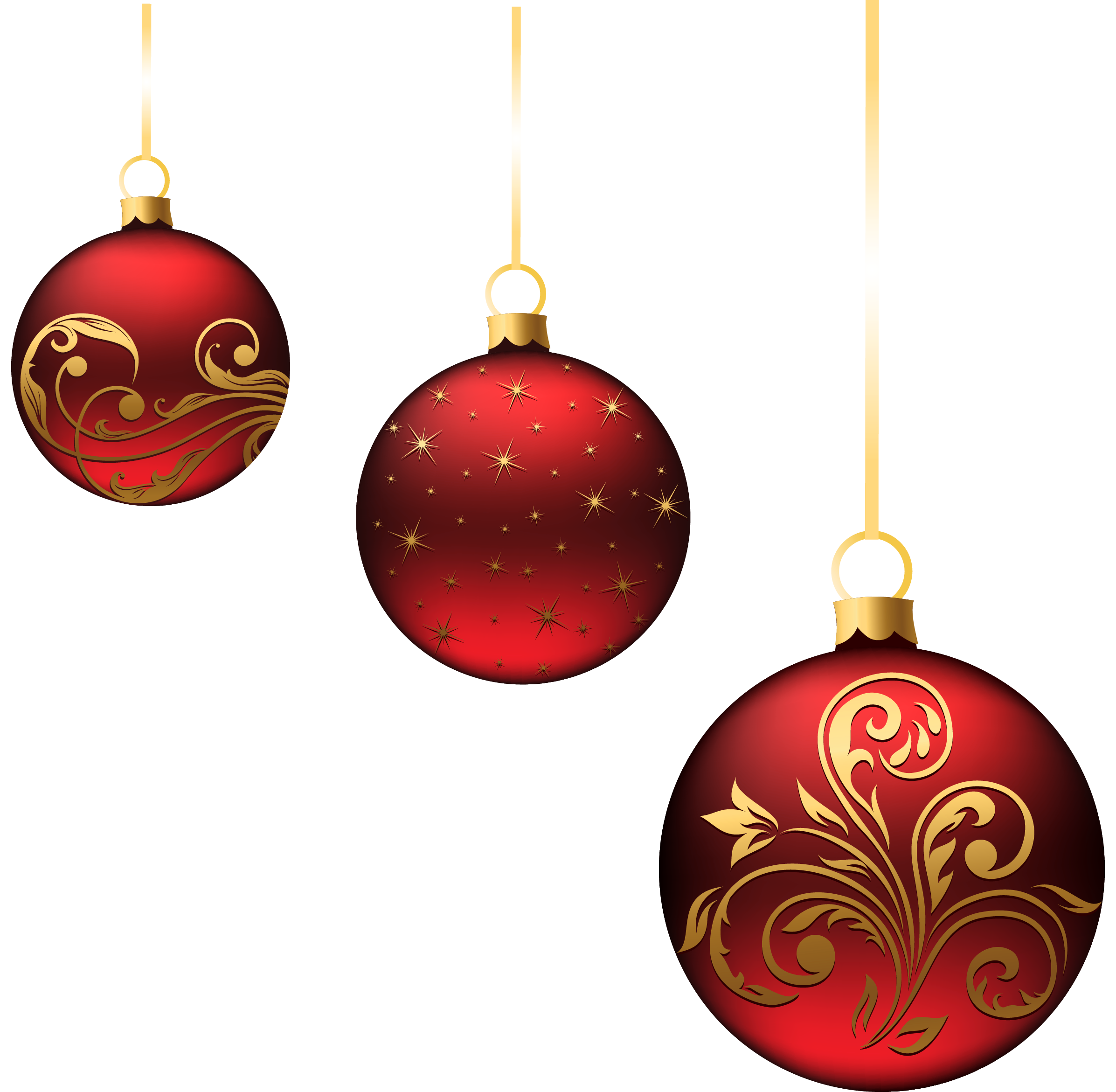 ornament christmas red balls ornaments png picture projekty #37960