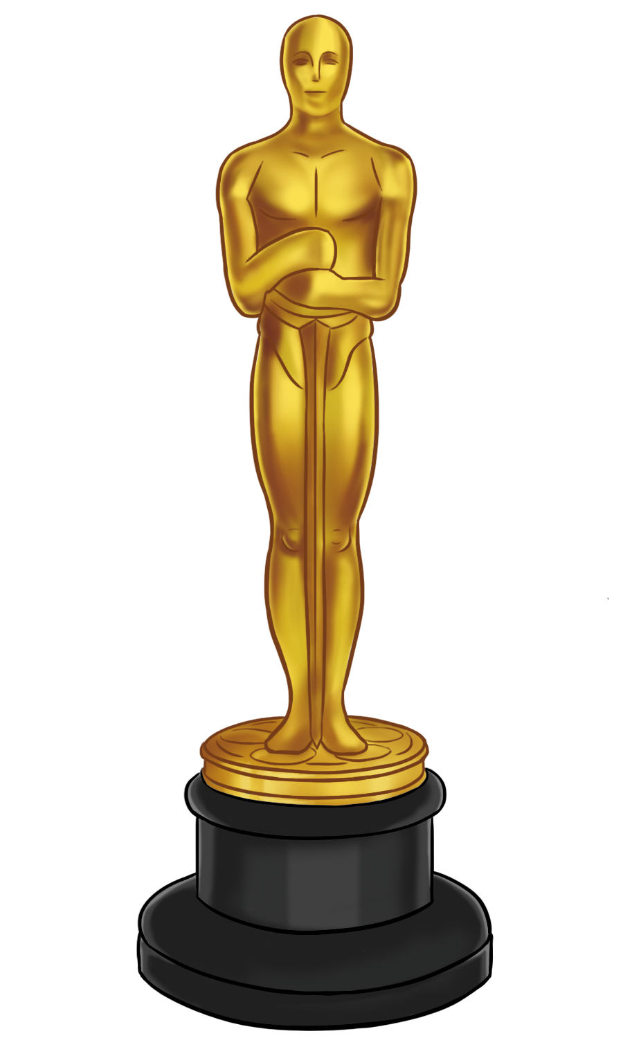 oscar man awards golden png #38930