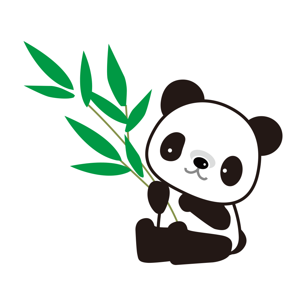 panda clipart bamboo drawing panda bamboo drawing #19888