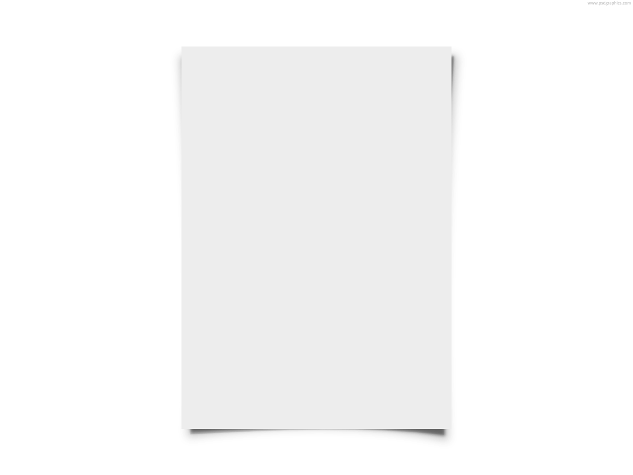 blank white paper psdgraphics #14685