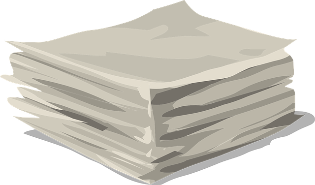 paper stack heap vector graphic pixabay