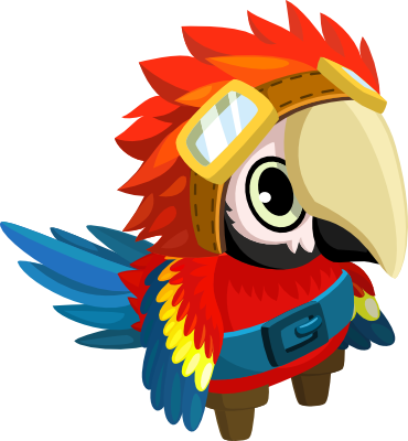 pirate parrot, rank squawksbuckler #20105