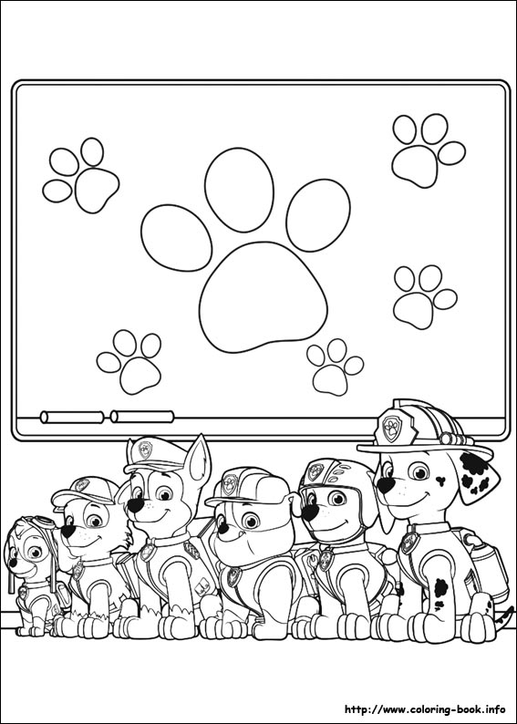 paw patrol coloring pages photo #2648