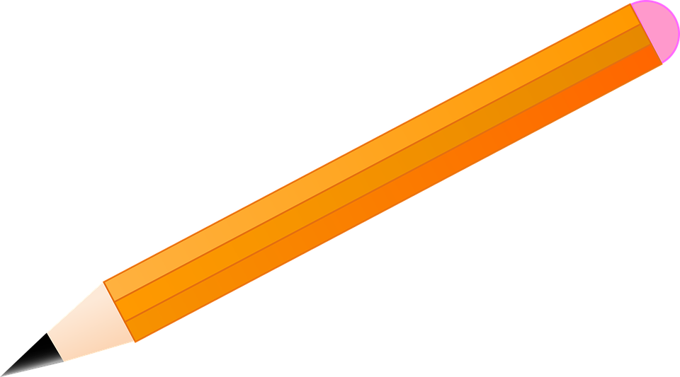 horizontal pencil clipart