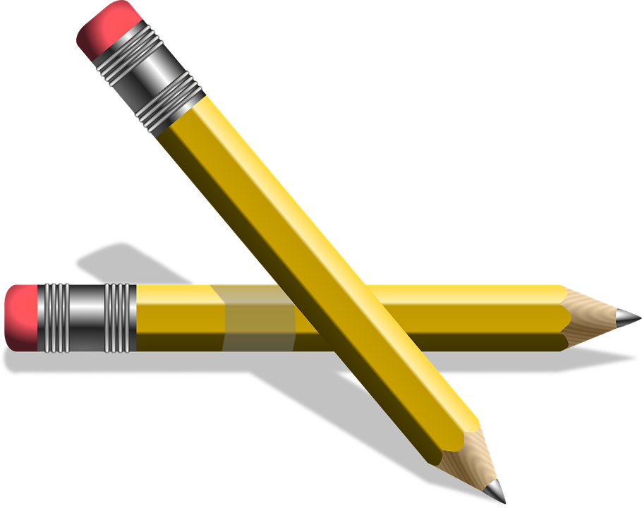 pencil pen write vector graphic pixabay #16237
