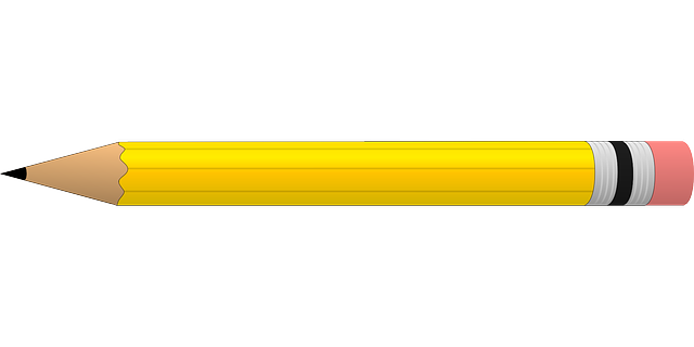 horizontal pencil clipart