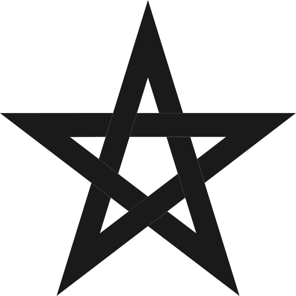 file pentagram black png transparent #35541