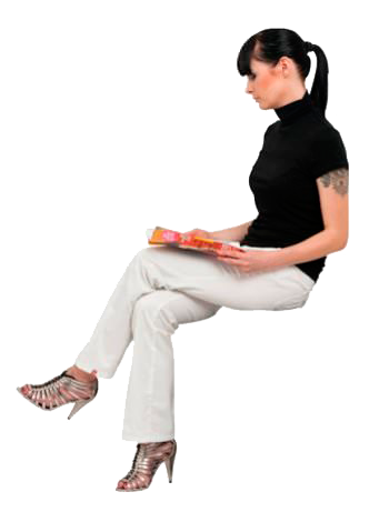 people sitting, cutout woman sitting cutout people cutout people png #17287