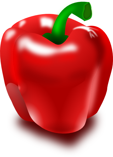 red pepper clip art clkerm vector clip art online #22953