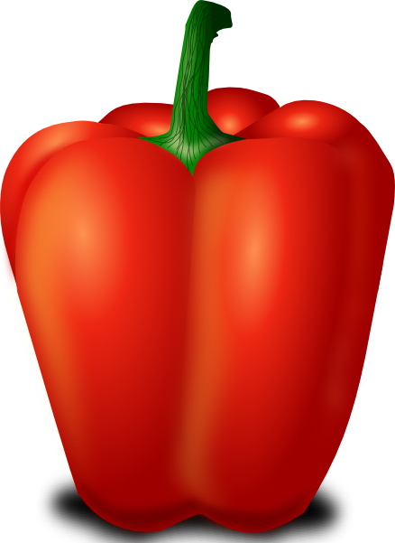 red pepper clip art clkerm vector clip art online #22984