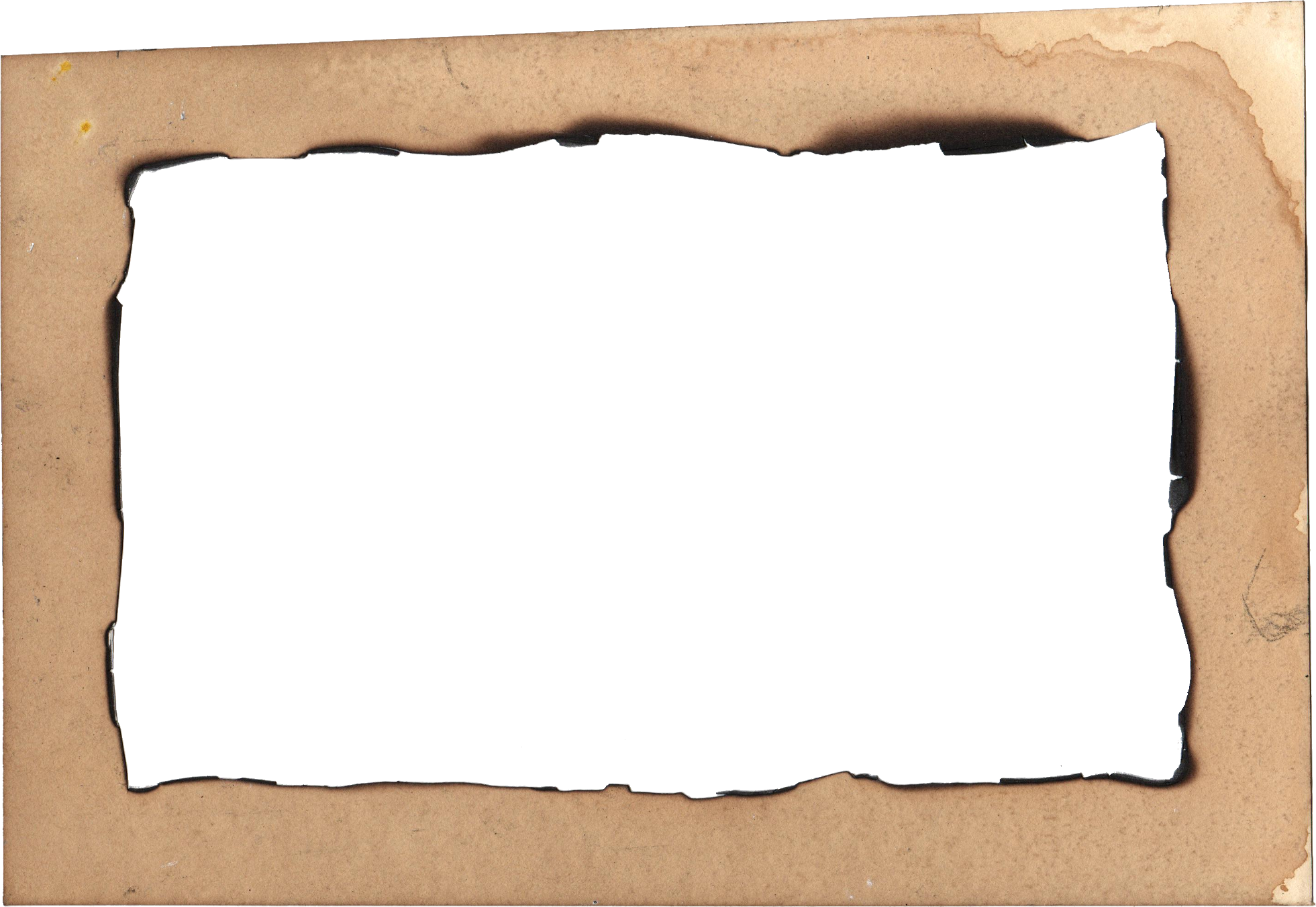 photo frame, burn old paper frame png transparent onlygfxm #27899