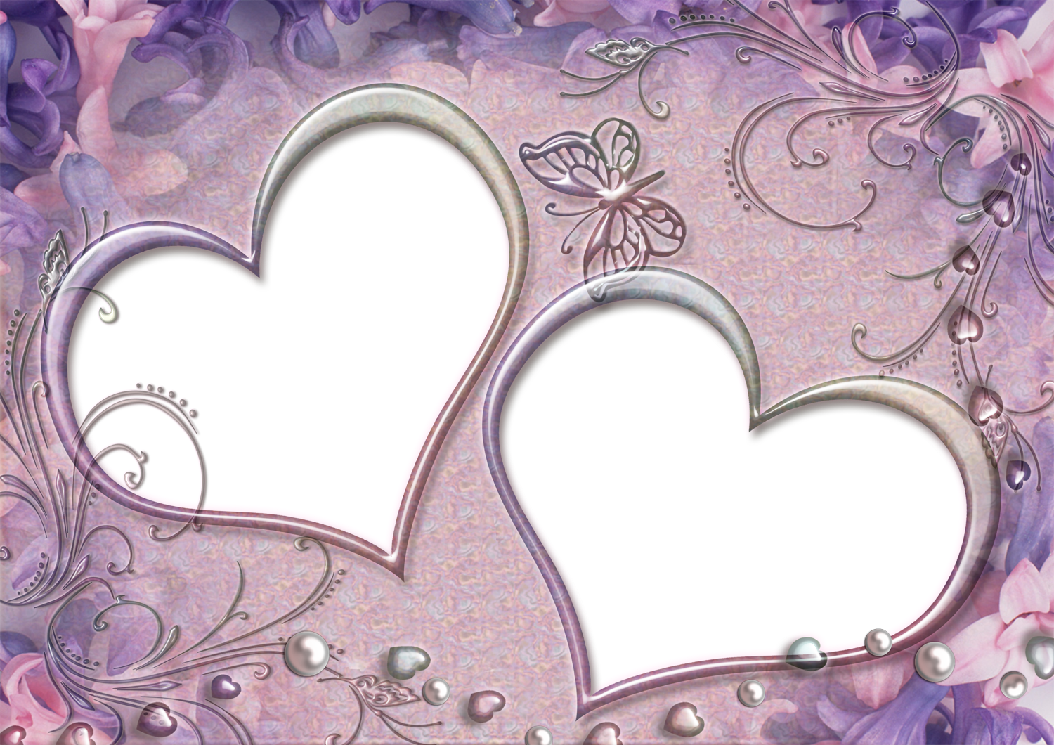 purple photo love frames #27909