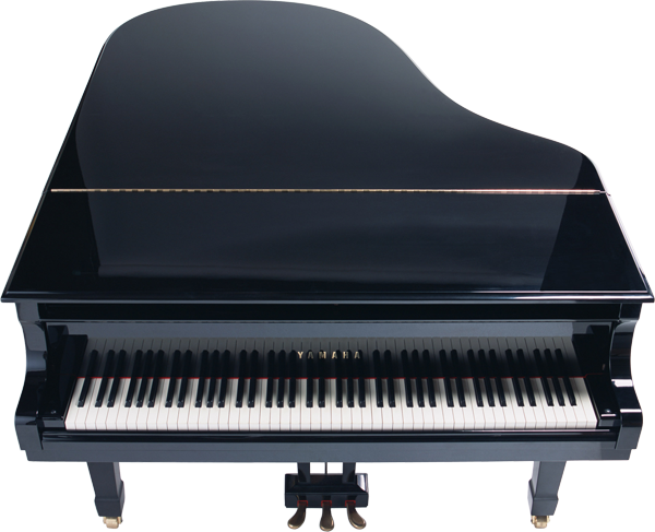 big black grand piano transparent clipart gallery #24458