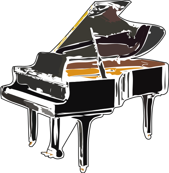 drawing modern piano clipart png #24438