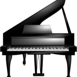 piano, music png only #24379