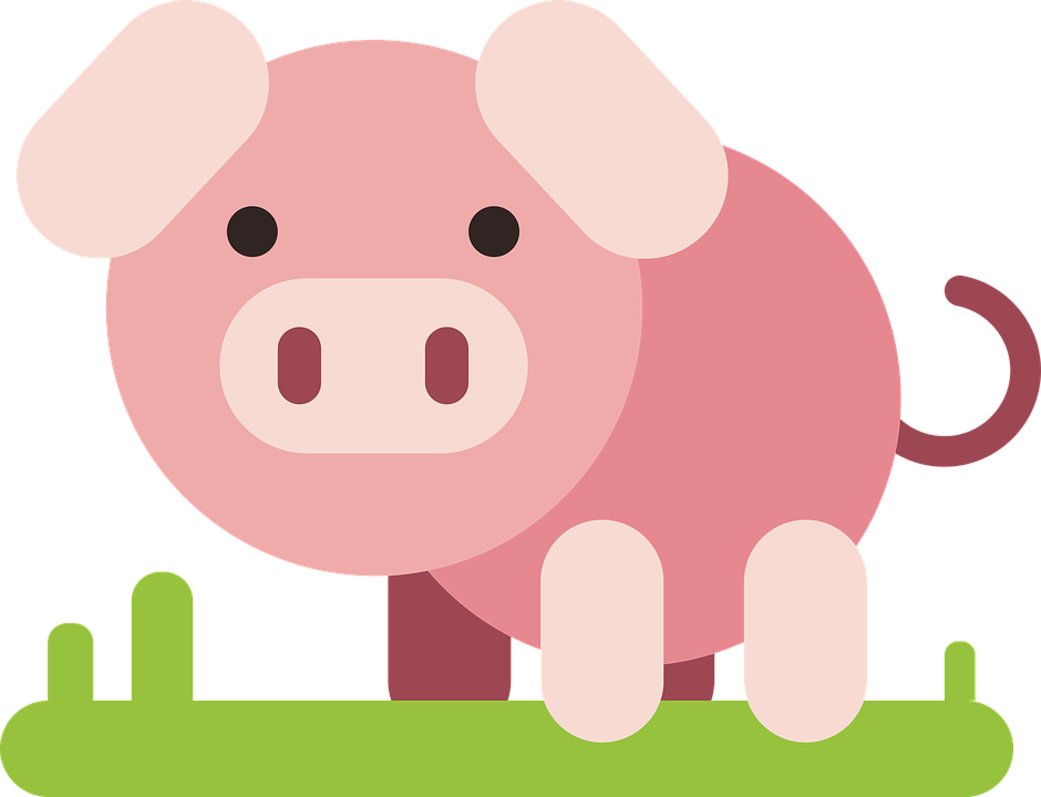pig animal comic vector graphic pixabay #23524