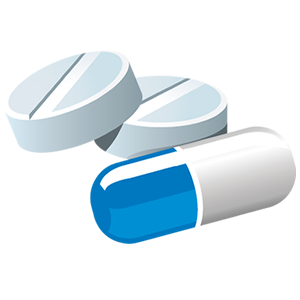 pills and capsule clipart image #26491