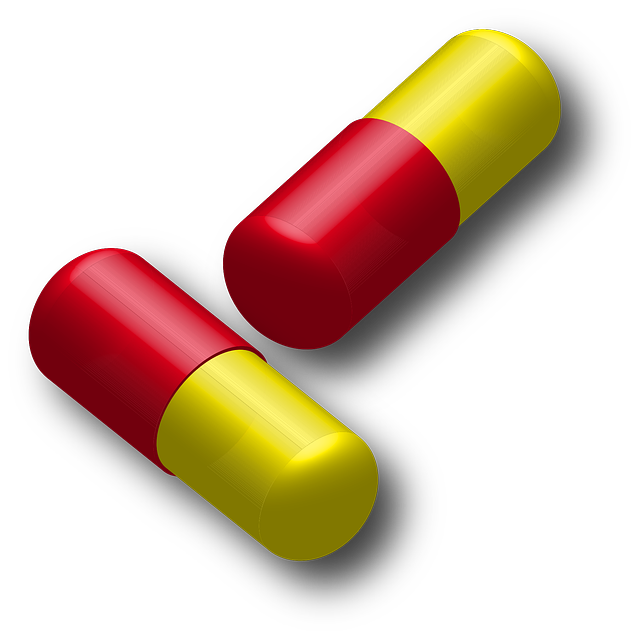 pills, capsule drug gelatine vector graphic pixabay #26507