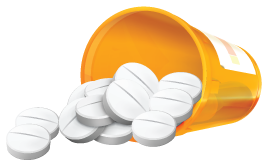 white pills in yellow box png image #26541