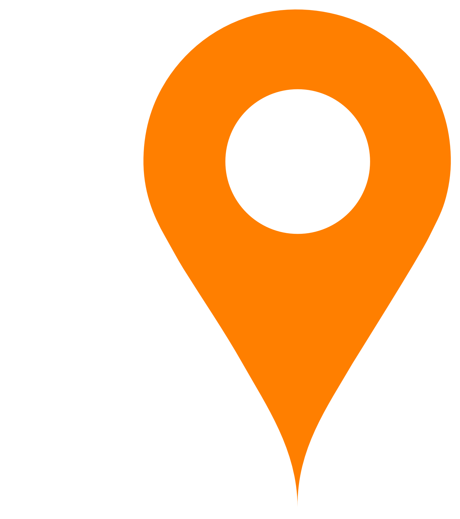 orange map pin transparent png stickpng #21473