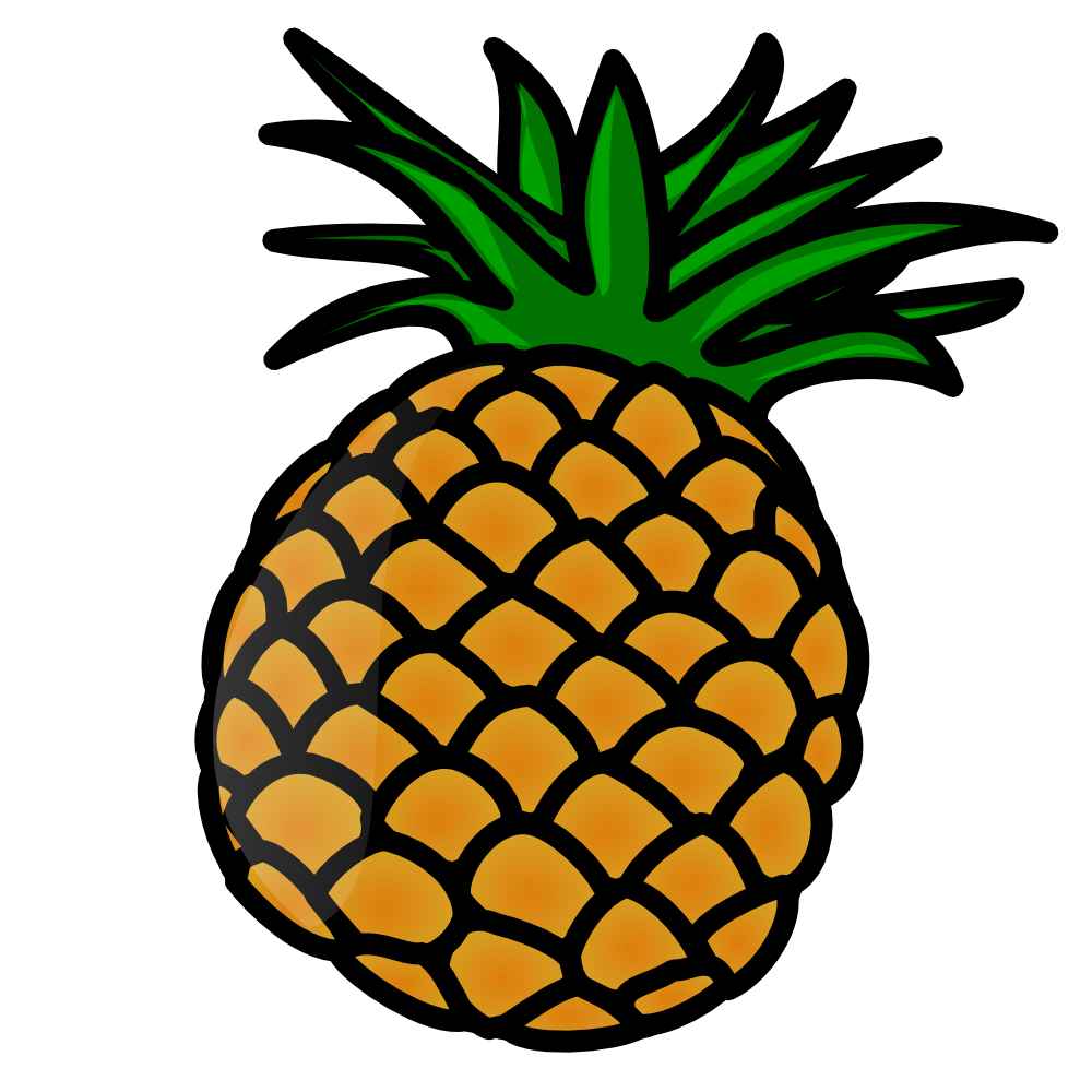onlinelabels clip art pineapple #18458