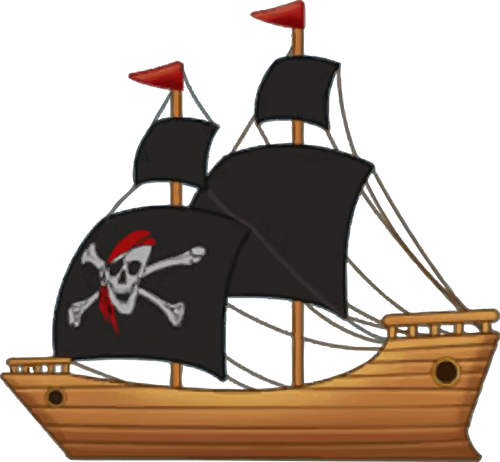 onlinelabels clip art pirate ship #29676