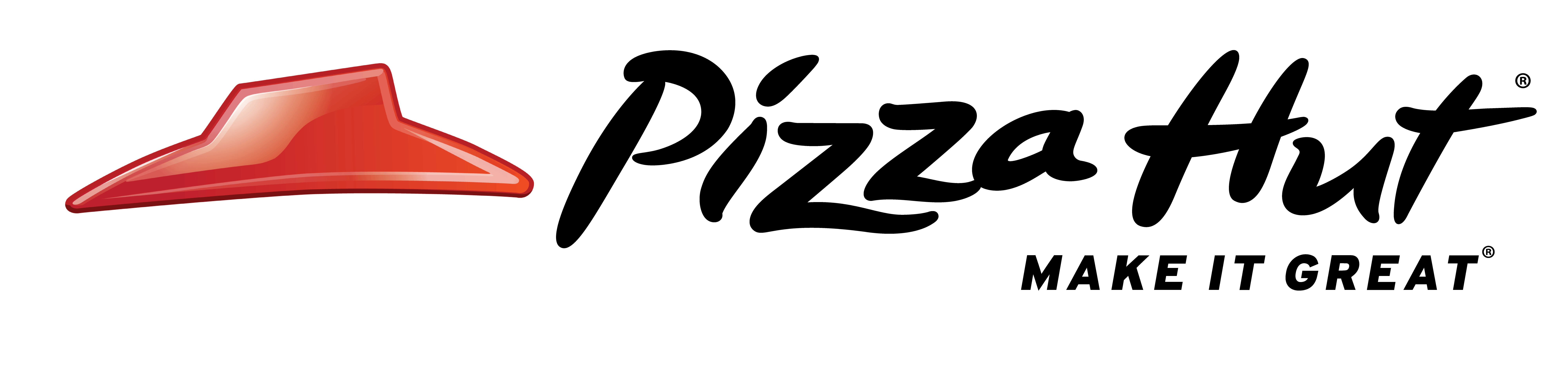 pizza hut make ıt great png logo #3813