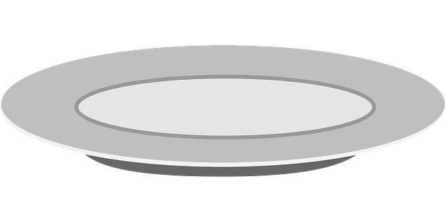 plate teller dish vector graphic pixabay #15064