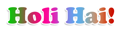 happy holi hai text png transparent images #37942