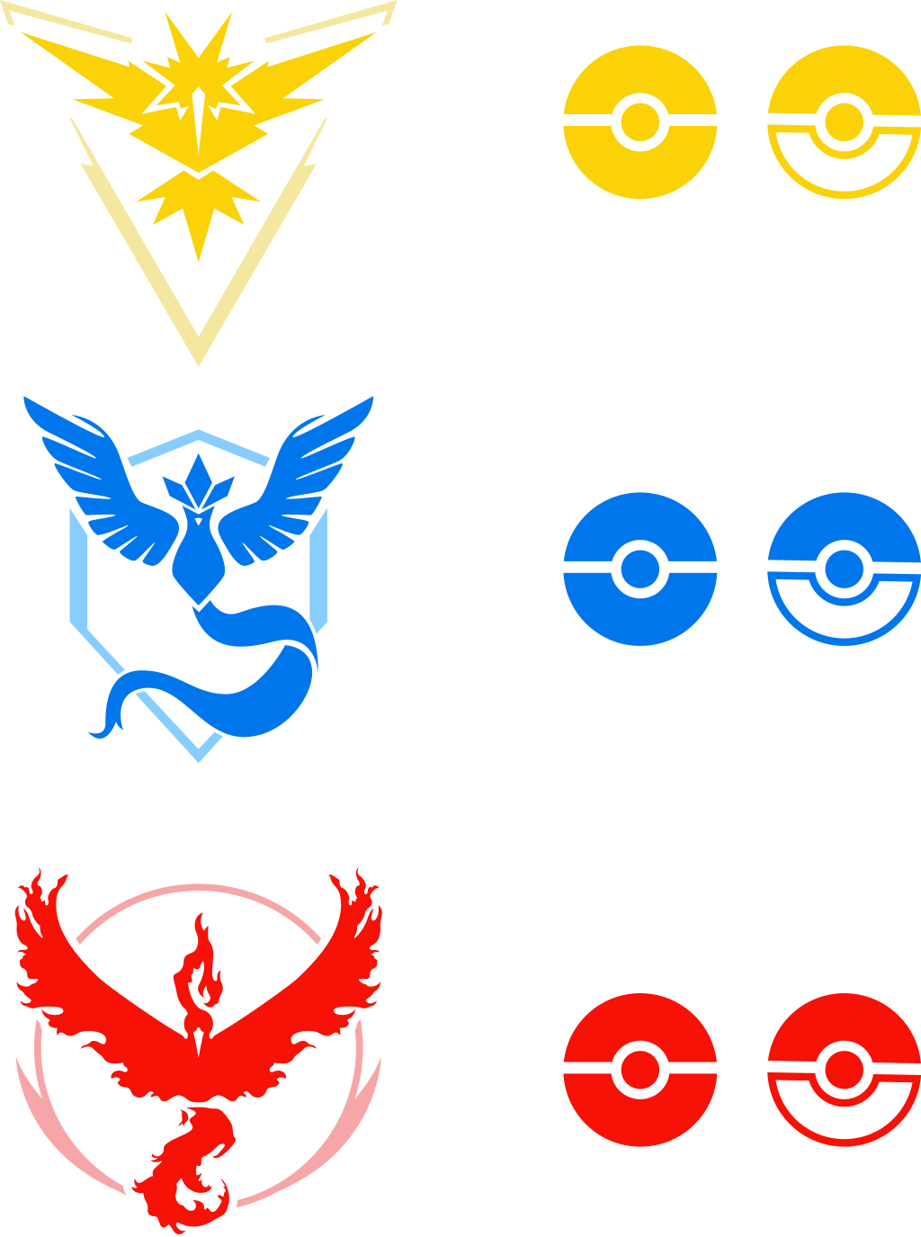 pokemon go team png logos #3177