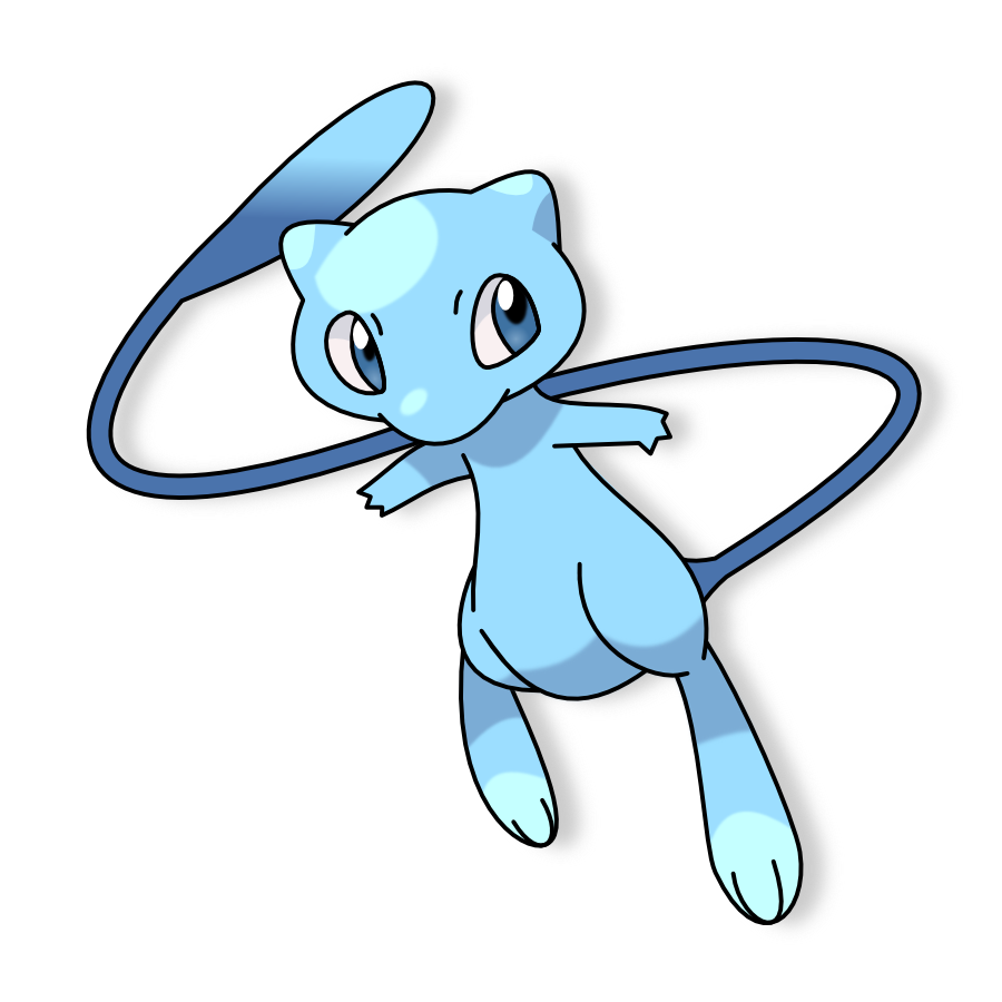 Pokemon Mew Colored Icon In Powerpoint Pptx Png And Editable