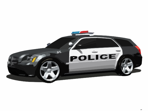 police car clip art clkerm vector clip art online #23807