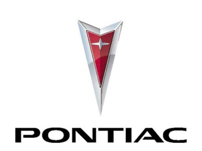 pontiac text with icon logo #288