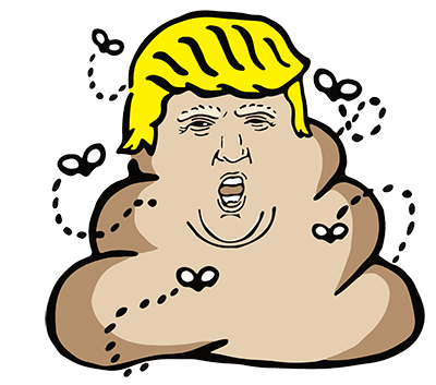 anti trump poop grand american store #20232